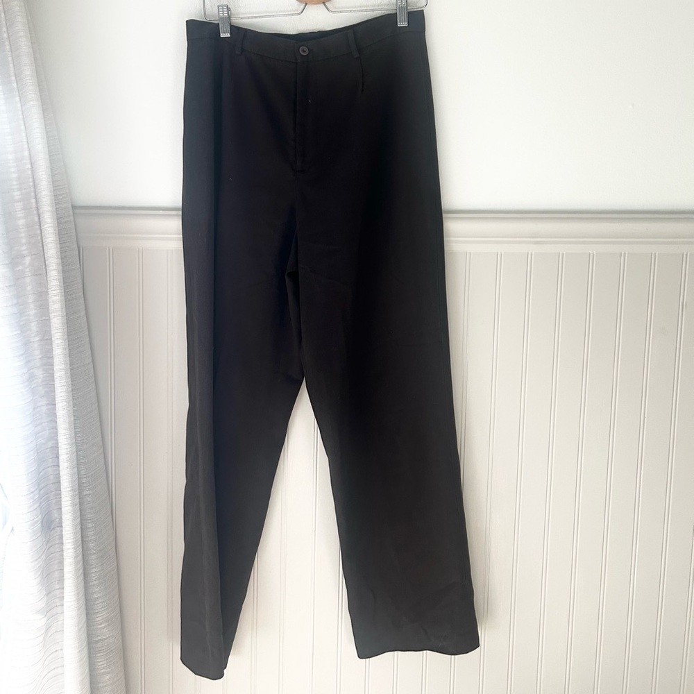 Rafaella Women's Size 12 Dark Brown Trousers